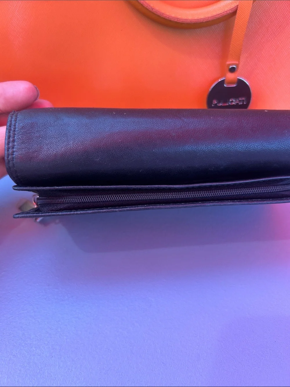 Wilsons Leather Burgundy Leather Trifold Wallet - Picture 3 of 8